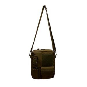 D5 Column Unisex Olive Green Nylon Tactical Adjustable Strap Crossbody Bag